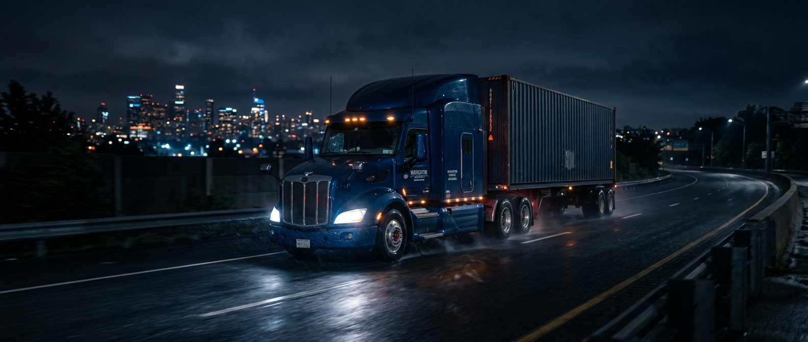 Night freight transport